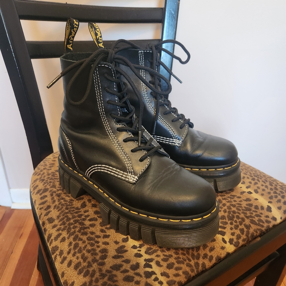 Dr. Martens Audrick black Leather Boots